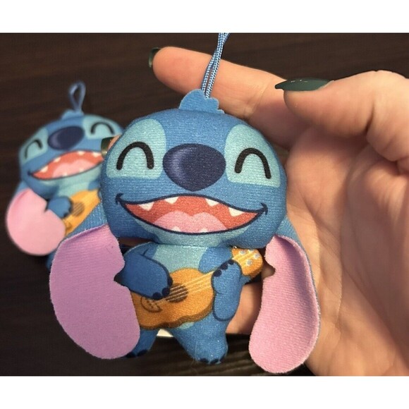 2022 McDonald's Happy Meal Toy Hanging Disney’s Stitch #5 Ukulele Stitch 2 Plush - Picture 2 of 4